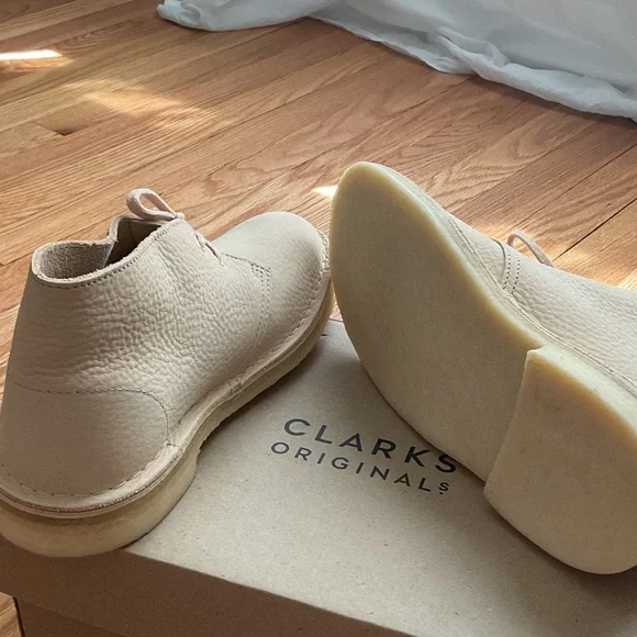 Clarks Originals Women’s Leather Chukka Desert Boots 8.5 - Picture 4 of 8